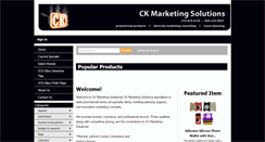 Desktop Screenshot of ckmarketingsolutions.com